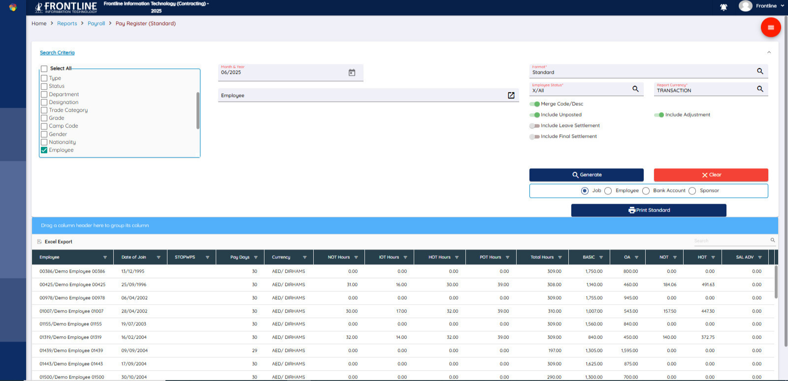 Horizon EBS Dashboard - Complete ERP Solution