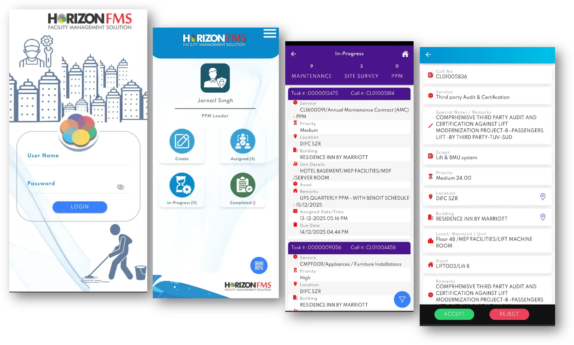 Best Facility Management Software UAE - Dashboard